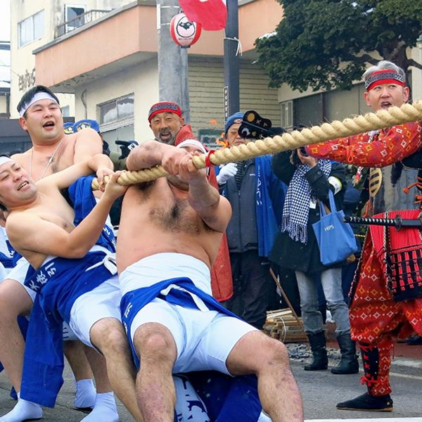 高田大俵引き
