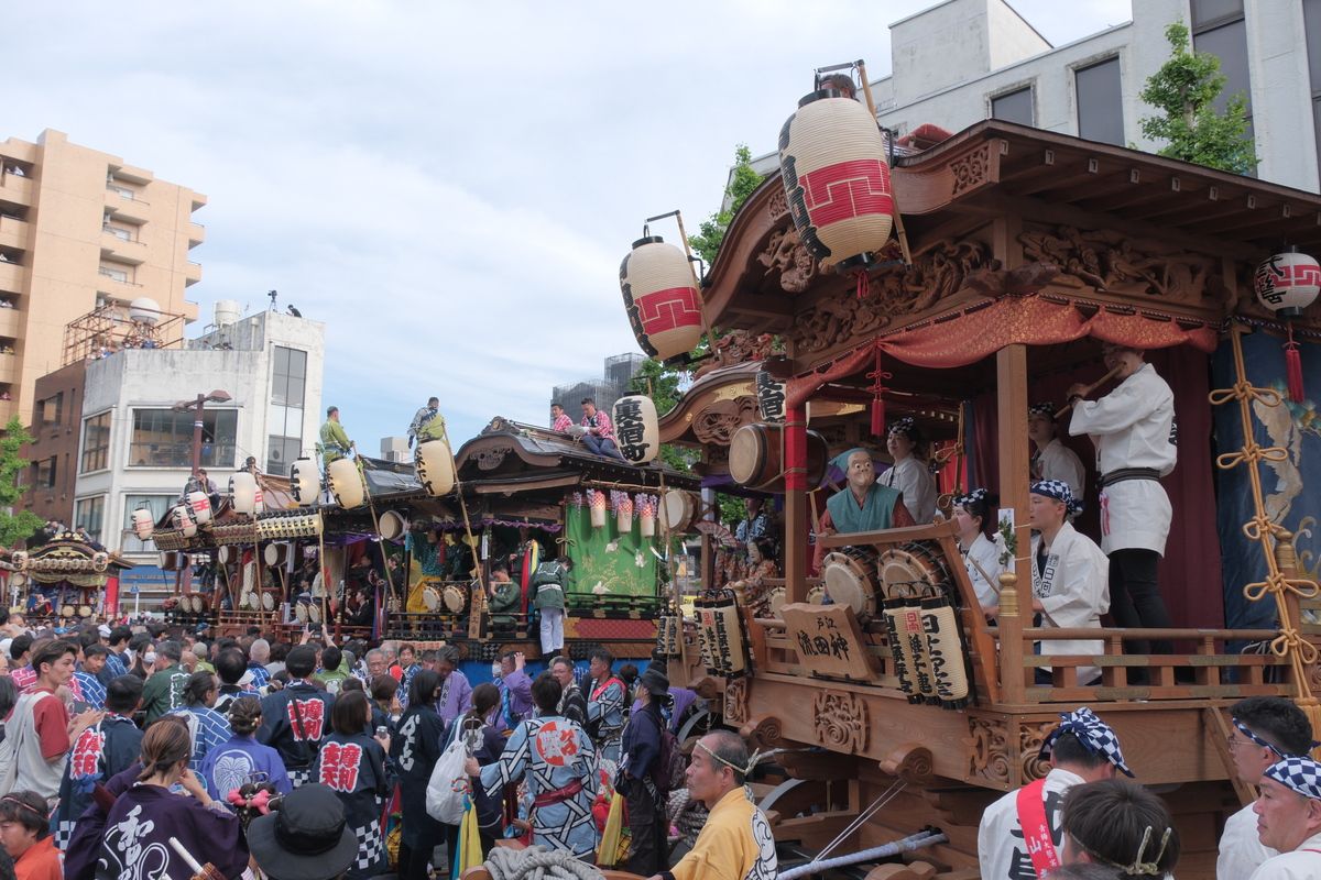 青梅大祭・山車巡行