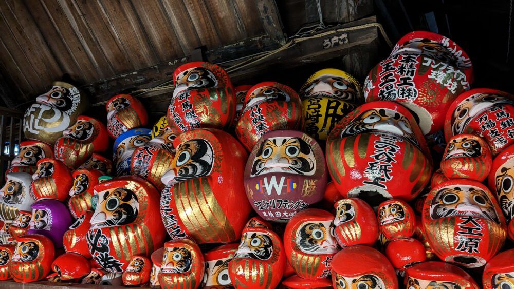 少林山七草大祭だるま市