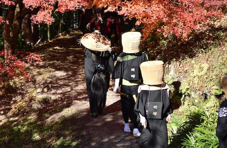 妻籠宿文化文政風俗絵巻之行列