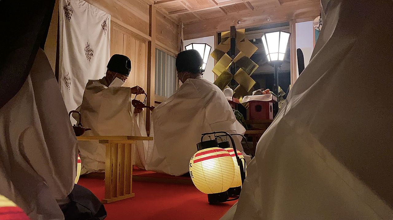 鷲子山上神社夜祭