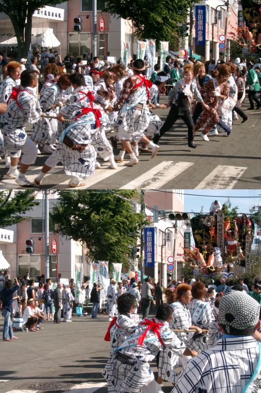 土崎神明社祭の曳山行事